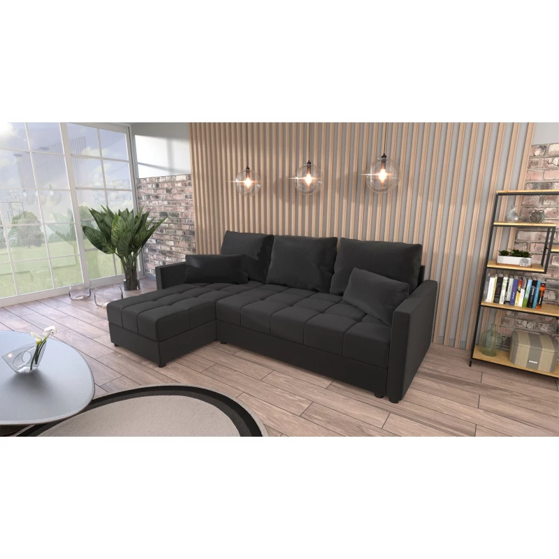 Sedací souprava do L KLAVERA 2 - černá 2