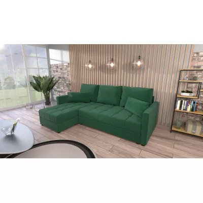 Sedací souprava do L KLAVERA 2 - láhvově zelená