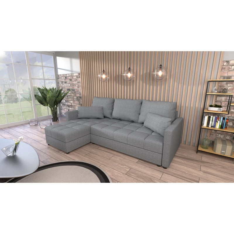 Sedací souprava do L KLAVERA 2 - šedá