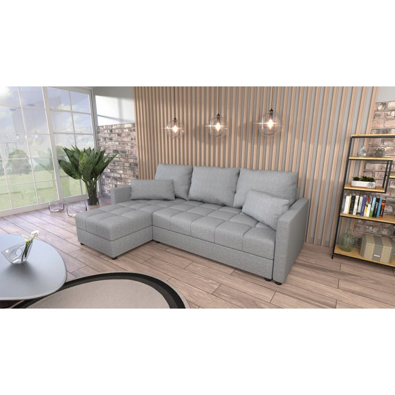 Sedací souprava do L KLAVERA 2 - světle šedá