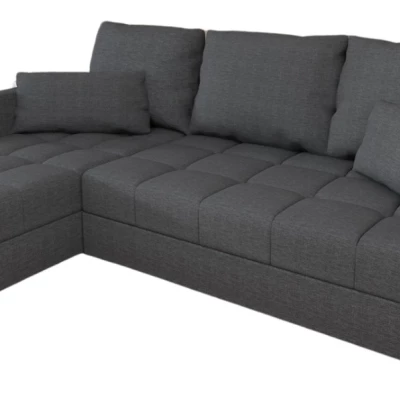 Sedací souprava do L KLAVERA 1 - tmavě šedá 1