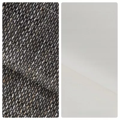 Rozkládací sedací souprava do U LUCASA 2 - světlé šedá / bílá eko kůže