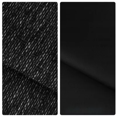 Rohová sedací souprava KANANDA 1 - černá eko kůže