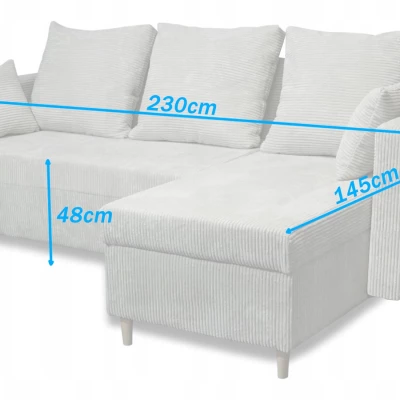 Rohová sedací souprava IDORA 1 - šedá