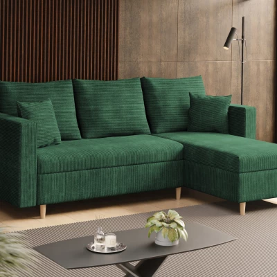Rohová sedací souprava IDORA 1 - zelená