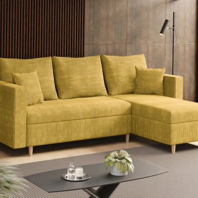 Rohová sedací souprava IDORA 1 - žlutá