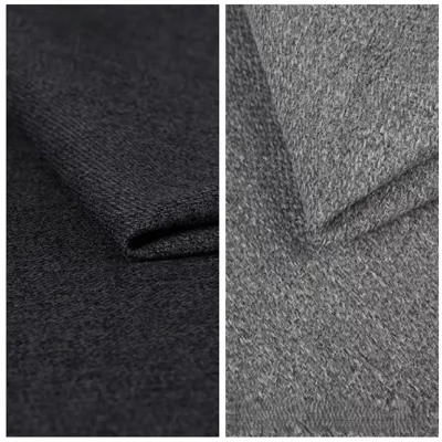 Rohová rozkládací sedací souprava HEMILY 2 - černá / šedá