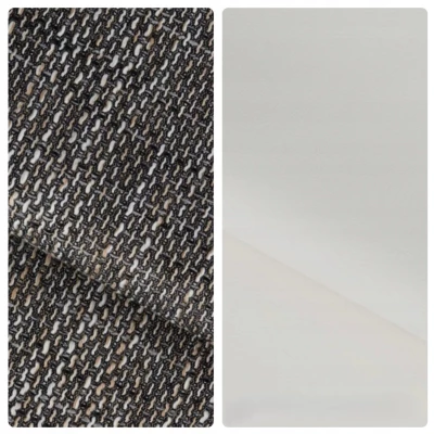 Rozkládací sedací souprava ISAMARA 2 - šedá / bílá eko kůže