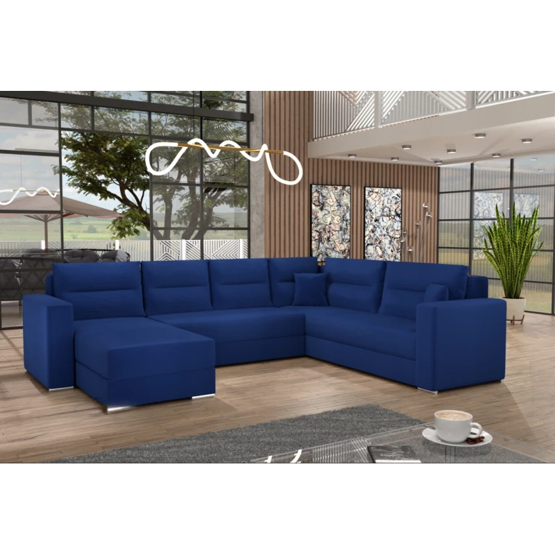 Rozkládací sedací souprava ISAMARA 3 - modrá