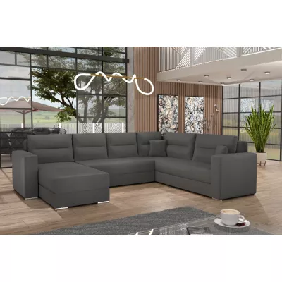 Rozkládací sedací souprava ISAMARA 1 - tmavě šedá