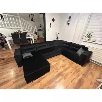 Rozkládací sedací souprava ISAMARA 1 - černá