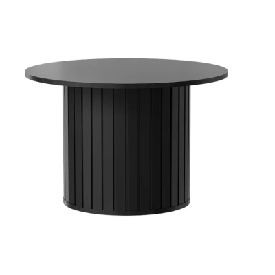 Kulatý odkládací stolek APEX - černý