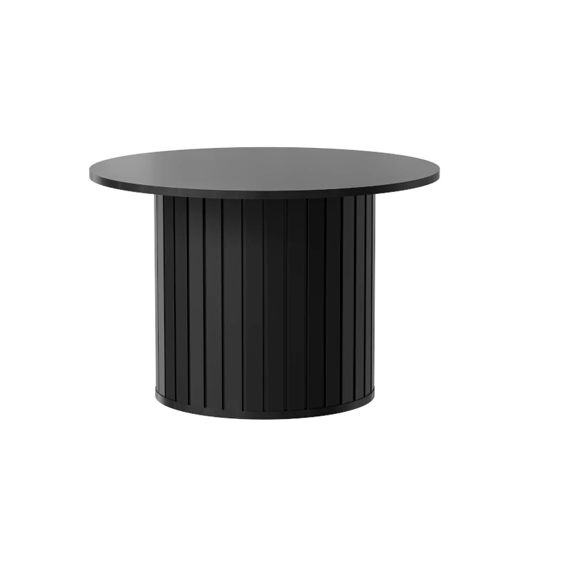 Kulatý odkládací stolek APEX - černý