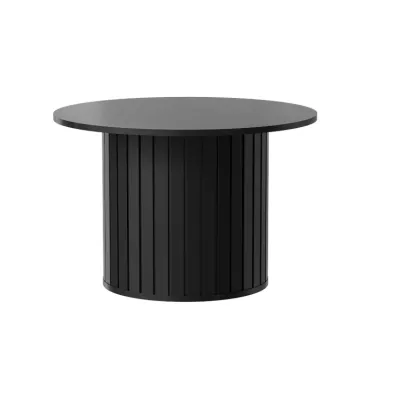 Kulatý odkládací stolek APEX - černý