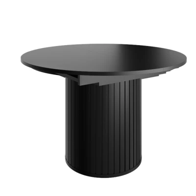 Rozkládací jídelní stůl 120(160)x120 APEX - černý