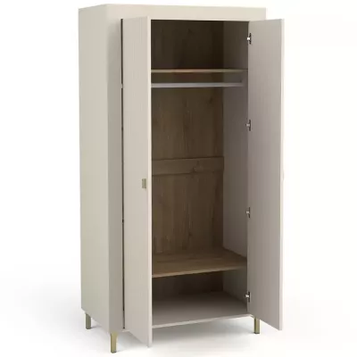 Šatní skříň 97 cm AUROVA - kašmír