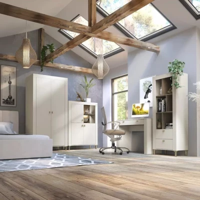 Šatní skříň 97 cm AUROVA - kašmír