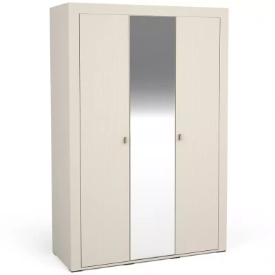 Šatní skříň 138 cm AUROVA se zrcadlem - kašmír