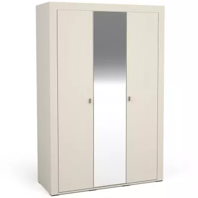 Šatní skříň 138 cm AUROVA se zrcadlem - kašmír