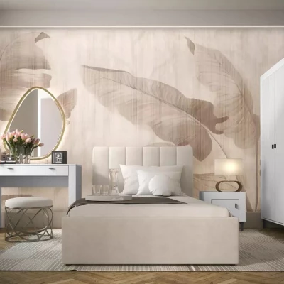 Toaletní stolek AUROVA - bílý / dub whiskey