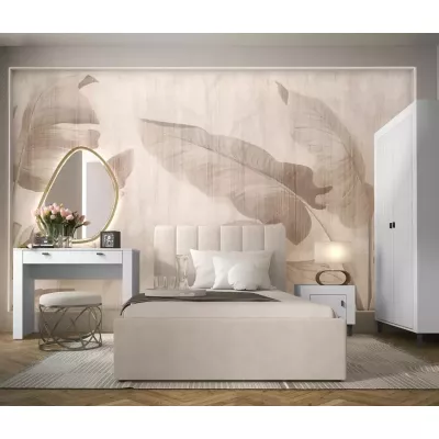 Toaletní stolek AUROVA - bílý / dub whiskey