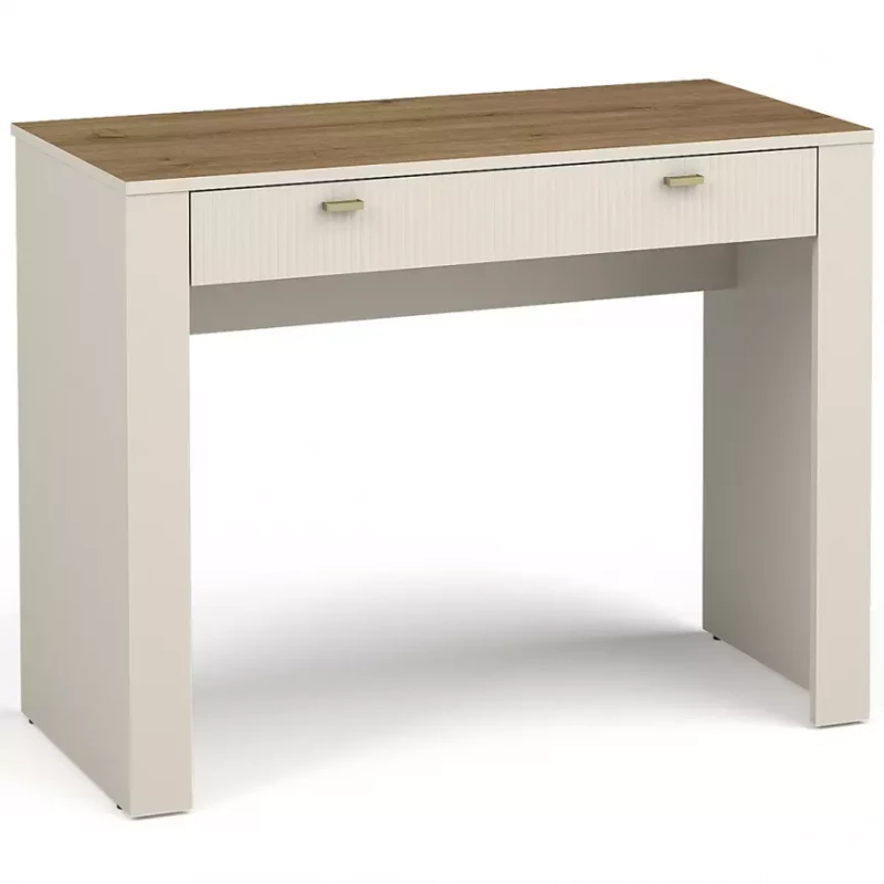 Toaletní stolek AUROVA - kašmír / dub whiskey