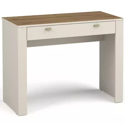 Toaletní stolek AUROVA - kašmír / dub whiskey