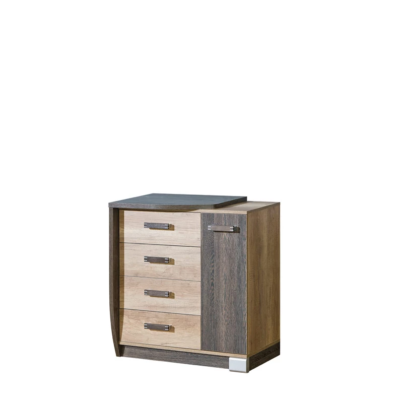 Kombinovaná komoda BENSON - dub canyon / arusha, levá