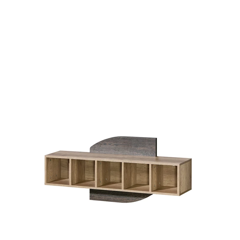 Závěsný regál BENSON - dub canyon / arusha