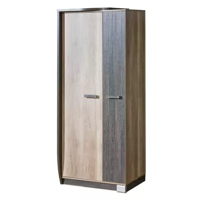 Šatní skříň 80 cm BENSON - dub canyon / arusha, levá