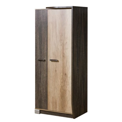 Šatní skříň 80 cm BENSON - dub canyon / arusha, pravá