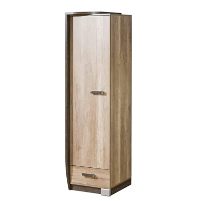 Úzká policová skříň BENSON - dub canyon / arusha, levá