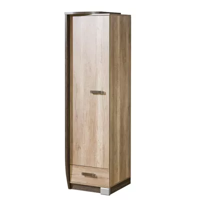 Úzká policová skříň BENSON - dub canyon / arusha, levá