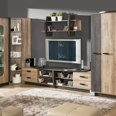 TV stolek BENSON - dub canyon / arusha, pravý