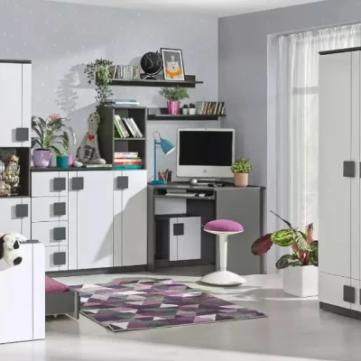 Polička na zeď BURGAW - antracit