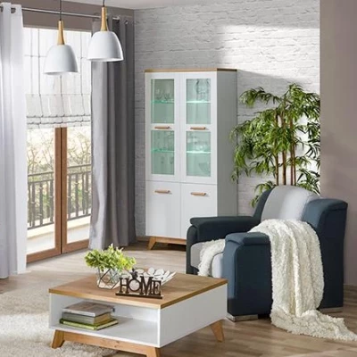 Knihovna BUTNER - borovice andersen / dub nash