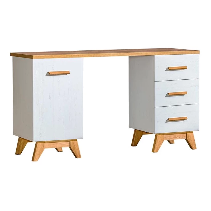 Psací stůl BUTNER - borovice andersen / dub nash