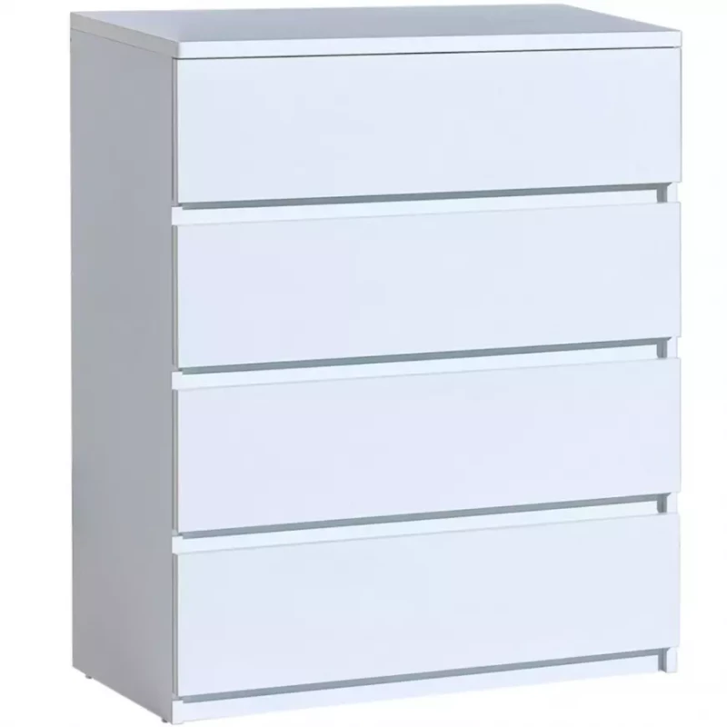 Šuplíková komoda CARYM - bílá