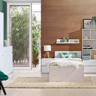 Polička na zeď CARYM - bílá