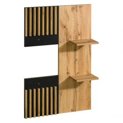 TV panel CATAWBA - dub wotan / černý