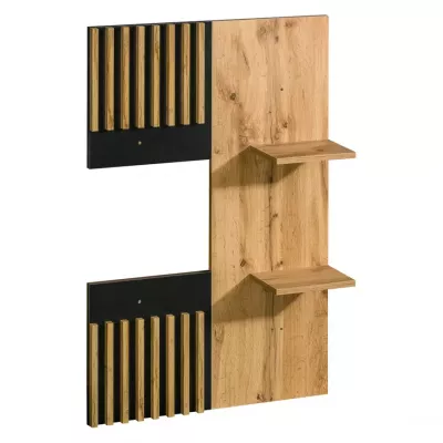 TV panel CATAWBA - dub wotan / černý