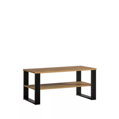 Konferenční stolek CATAWBA - dub wotan / černý