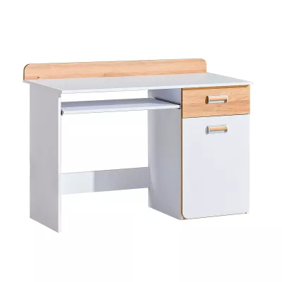 Psací stůl CEDAR - dub nash / bílý