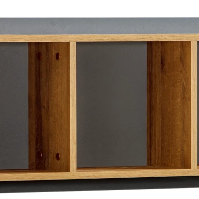 Závěsná police DOBSON - dub riviera / antracit