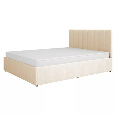 Manželská čalouněná postel 140x200 AUROVA - béžová