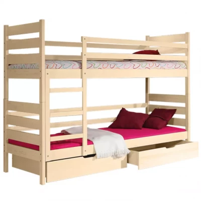 Dvoupatrová postel 80x190 MARIONE - borovice