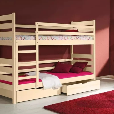 Dvoupatrová postel 80x190 MARIONE - borovice