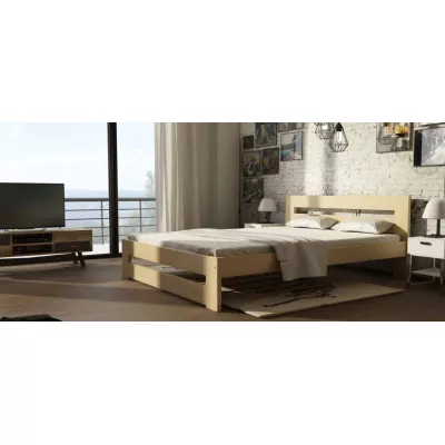 Manželská postel 160x200 GARNET - borovice