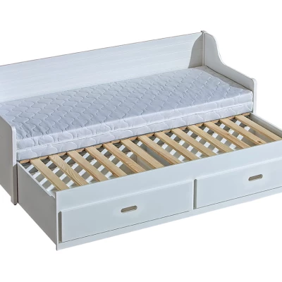 Rozkládací dětská postel 80x200 ETOKA - bílá borovice