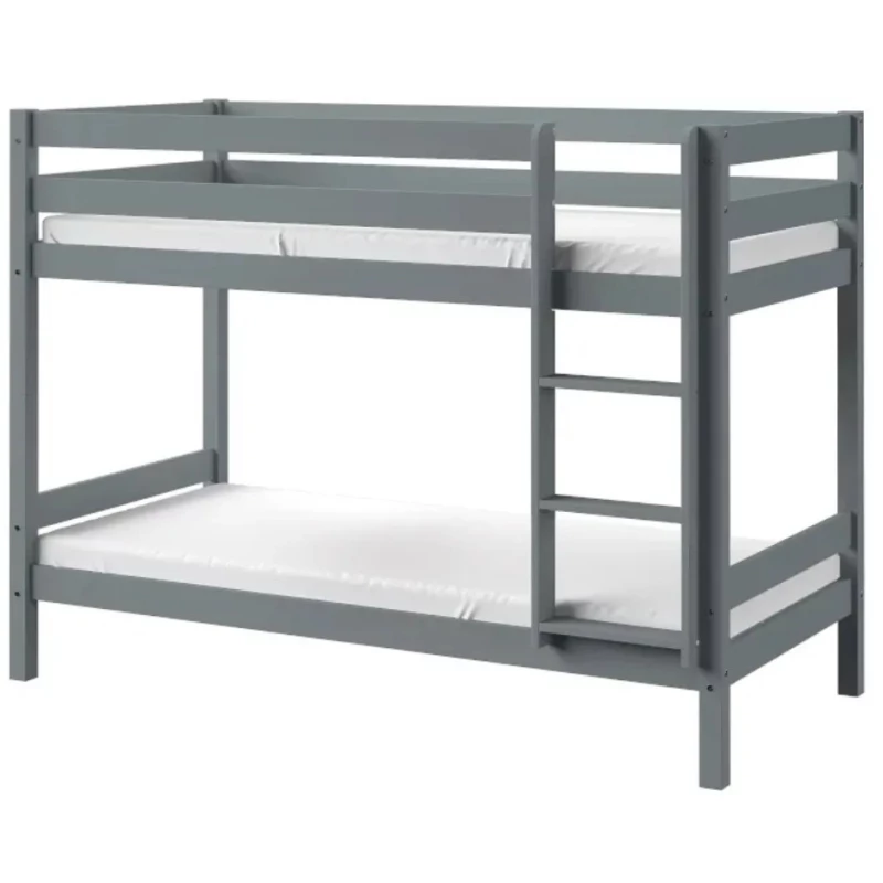 Dětská patrová postel 90x190 ELONDA - antracit